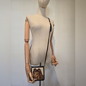 Rare Brighton needlepoint crossbody bag